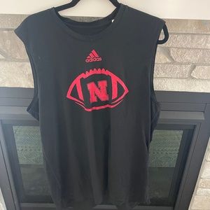 Nebraska Football Adidas Tank